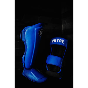 PRYDE Shin Guards - Blue - Muay Thailand