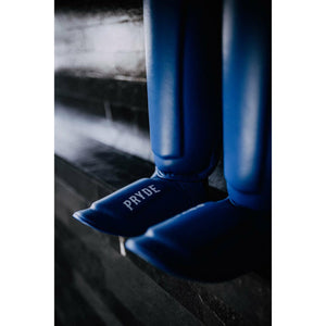 PRYDE Shin Guards - Blue - Muay Thailand