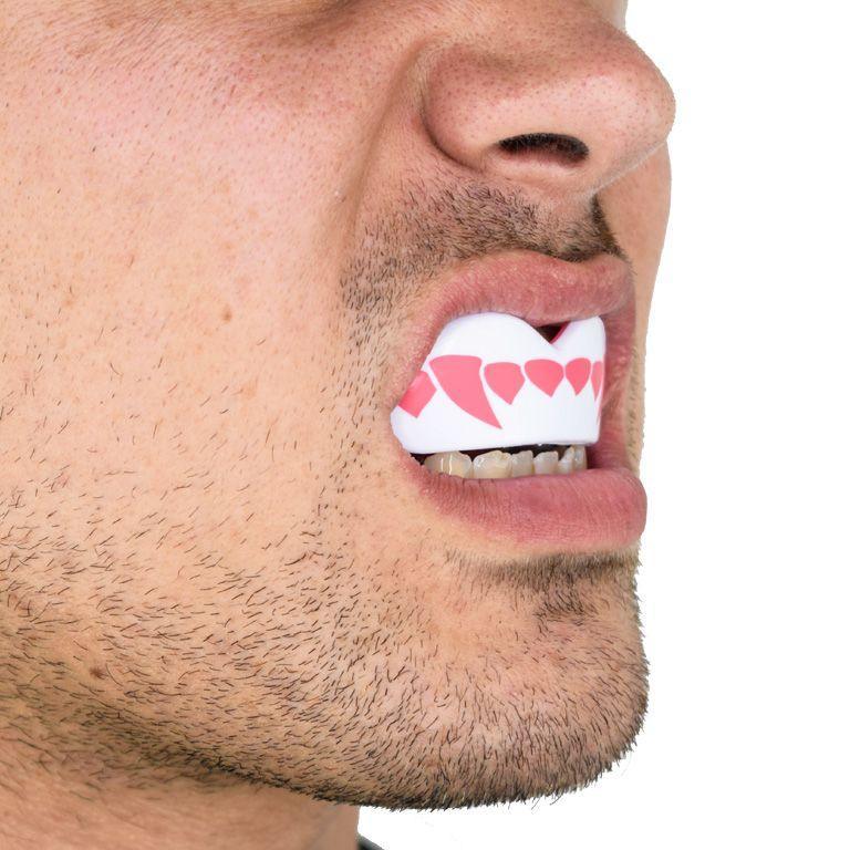 SAFEJAWZ Extro Series Mouthguard - Pink Fangz - Muay Thailand