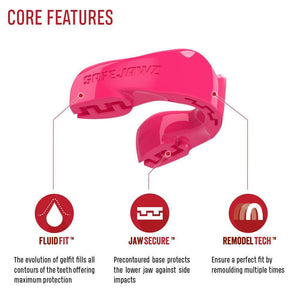 SAFEJAWZ Intro Series Mouthguard - Pink - Muay Thailand