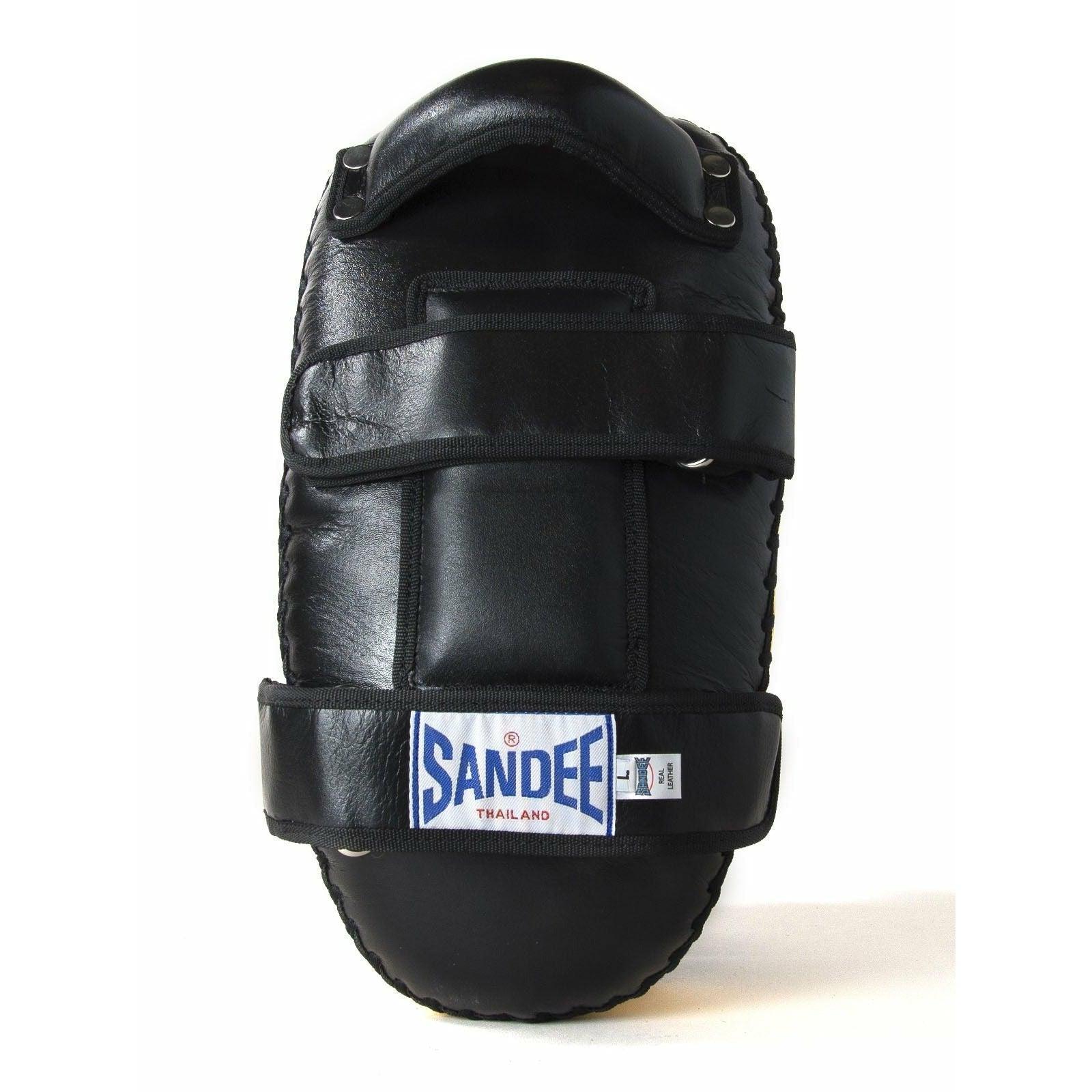Sandee Curved Thai Pads - Black & Yellow - Muay Thailand