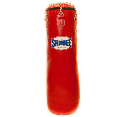 Sandee - Red Full Leather Punch Bag - Muay Thailand