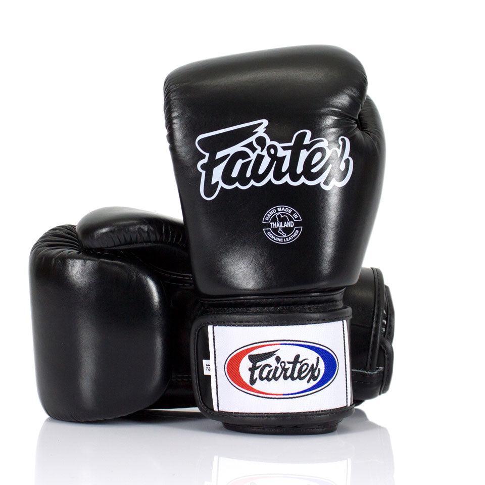 Fairtex BGV1 Muay Thai gloves in black
