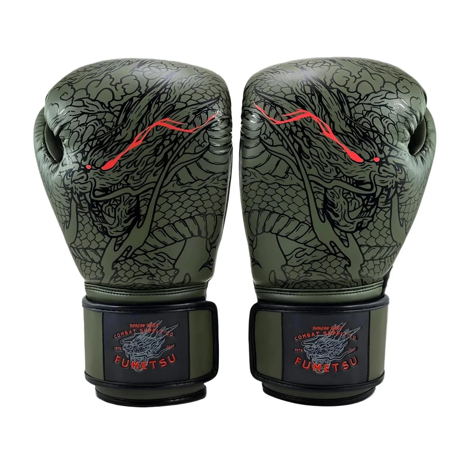 Fumetsu Dragon Slayer Boxing Gloves - Khaki & Orange