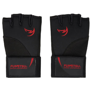 Fumetsu Quick Hand Wraps - Ghost S3 Black & Red - Muay Thailand