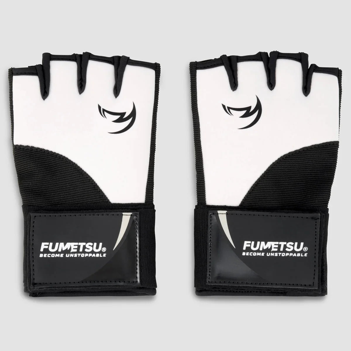 Fumetsu Quick Hand Wraps - Ghost S3 White & Black - Muay Thailand