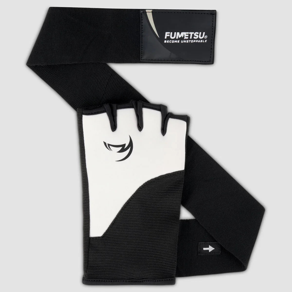 Fumetsu Quick Hand Wraps - Ghost S3 White & Black - Muay Thailand