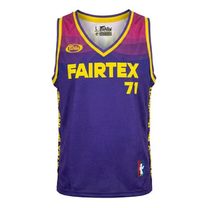 Fairtex Basketball Jersey - Purple & Yellow (JS26) - Muay Thailand