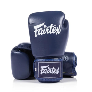 Fairtex BGV1C-PLUS Microfibre Boxing Gloves - Blue - Muay Thailand