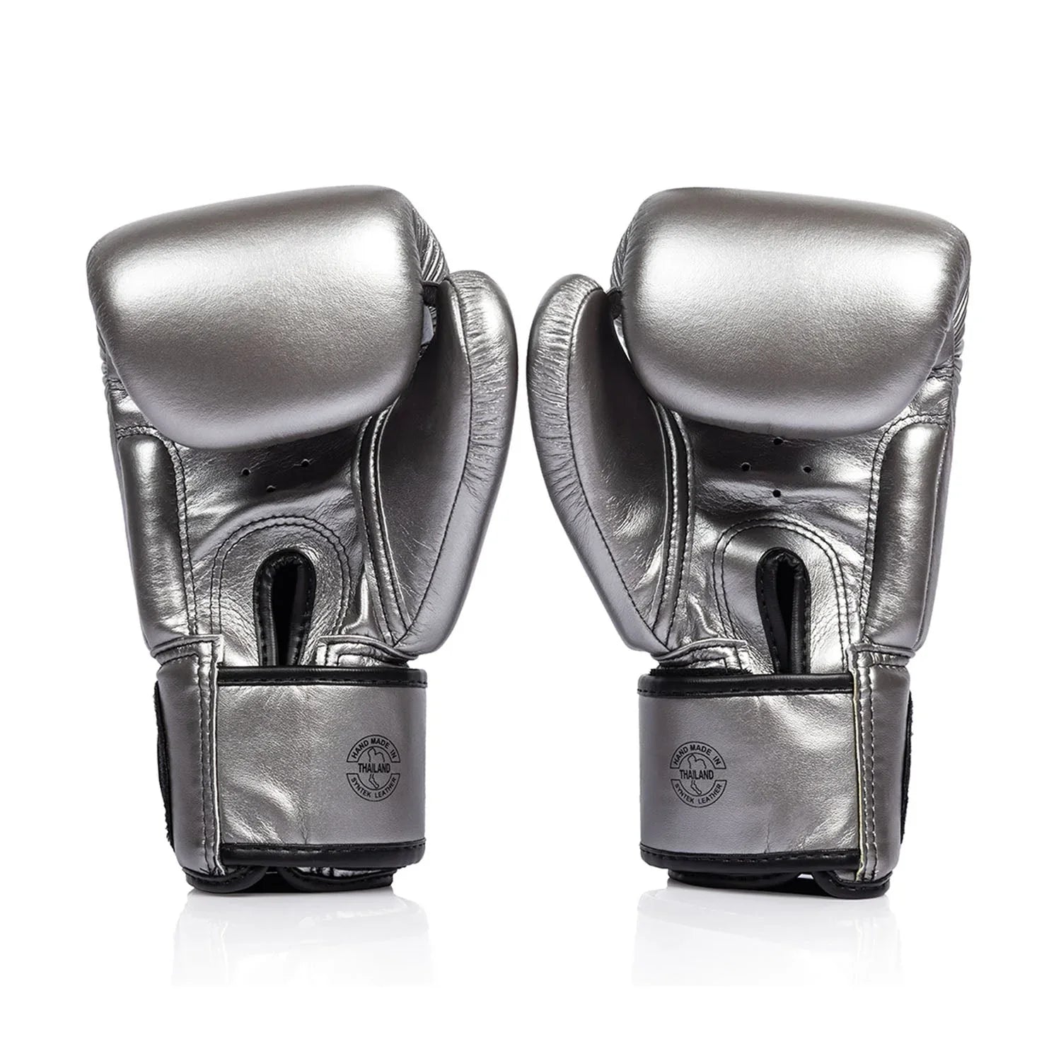 Fairtex BGV1C-PLUS Microfibre Boxing Gloves - Gun Metallic - Muay Thailand