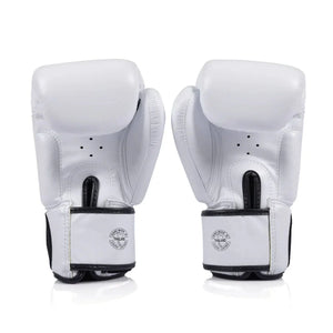 Fairtex BGV1C-PLUS Microfibre Boxing Gloves - White - Muay Thailand