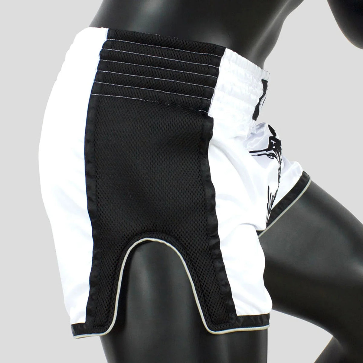Fairtex BS1707 Slim Fit Muaythai Shorts - White - Muay Thailand