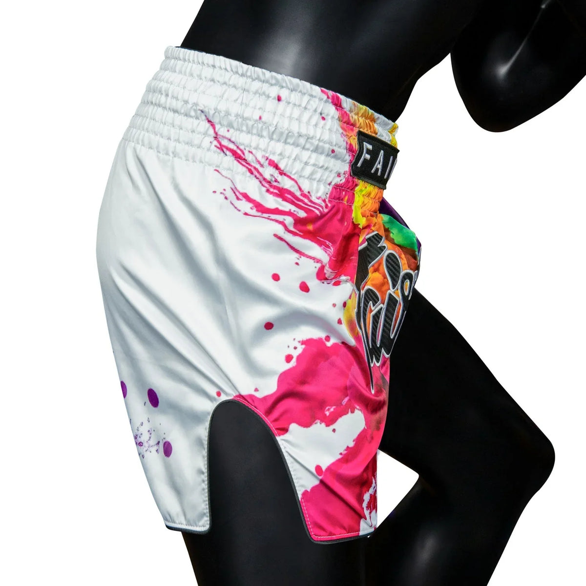 Fairtex BS1939 Muaythai Shorts - Funky Soul White - Muay Thailand