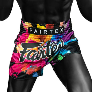 Fairtex BS1940 Muaythai Shorts - Funky Soul Black - Muay Thailand