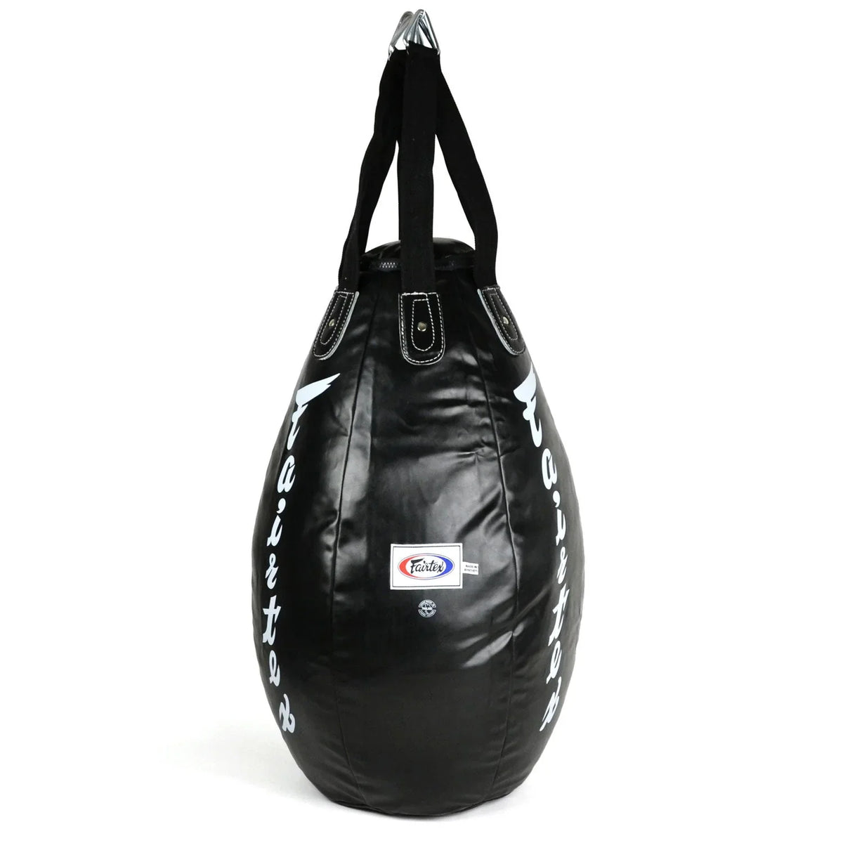 Fairtex HB15 Super Teardrop Bag - Black (FILLED) - Muay Thailand