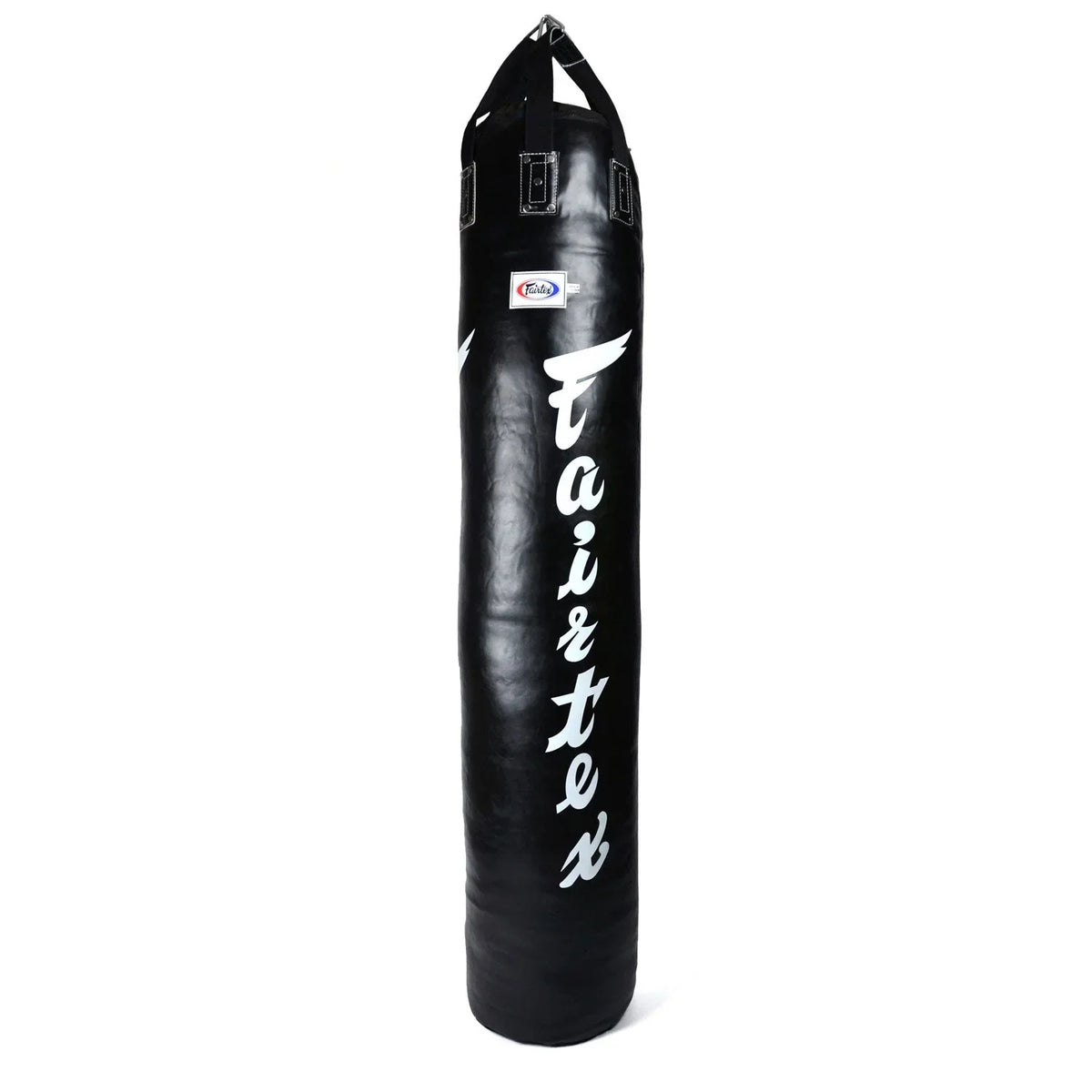 Fairtex HB6 6ft Muaythai Banana Bag - Black-White (FILLED) - Muay Thailand