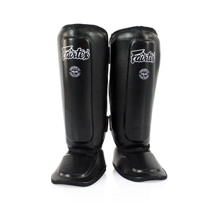 Fairtex Kids Shin Guards - Black (SPK9) - Muay Thailand