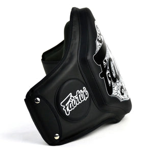Fairtex Microfibre Belly Pad - Black (BPV3) - Muay Thailand