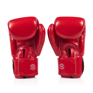 Fairtex Microfibre Boxing Gloves - Red (BGV1C-PLUS) - Muay Thailand