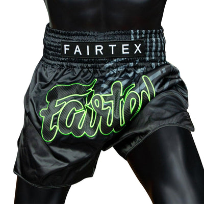 Fairtex Muay Thai Shorts - Racer Black - Muay Thailand