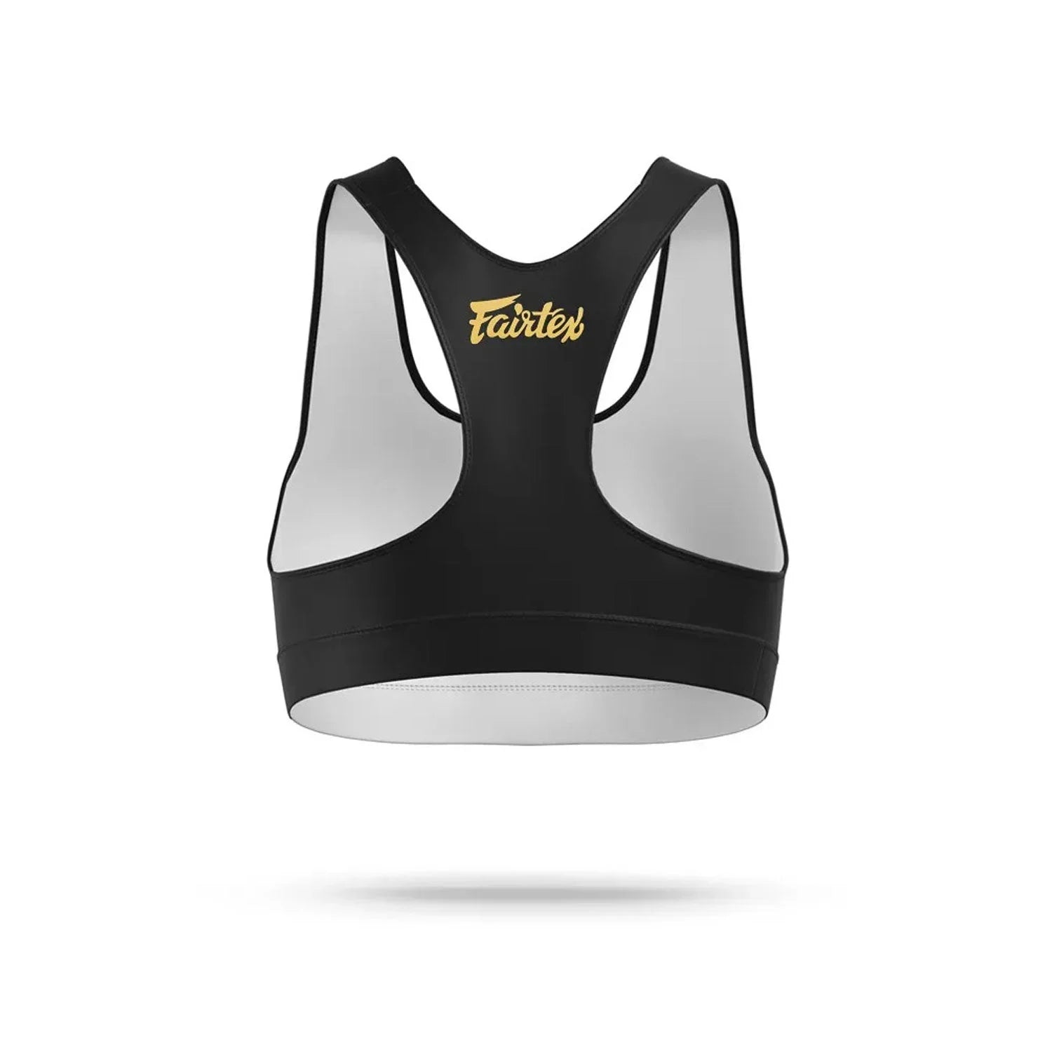 Fairtex SB1 Classic Sports Bra - Black-Gold - Muay Thailand