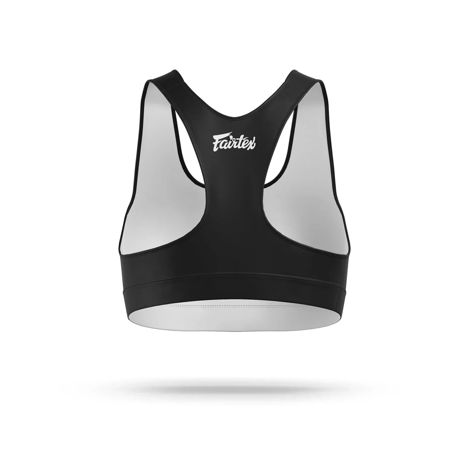 Fairtex SB1 Classic Sports Bra - Black-White - Muay Thailand