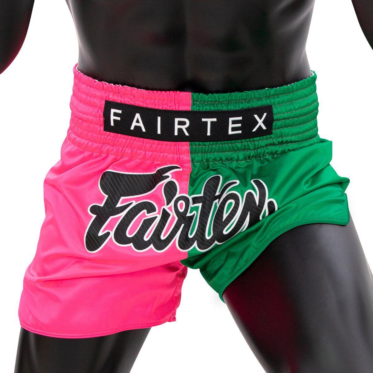 Fairtex Slim Cut Muay Thai Shorts - Pink & Green – Muay Thailand