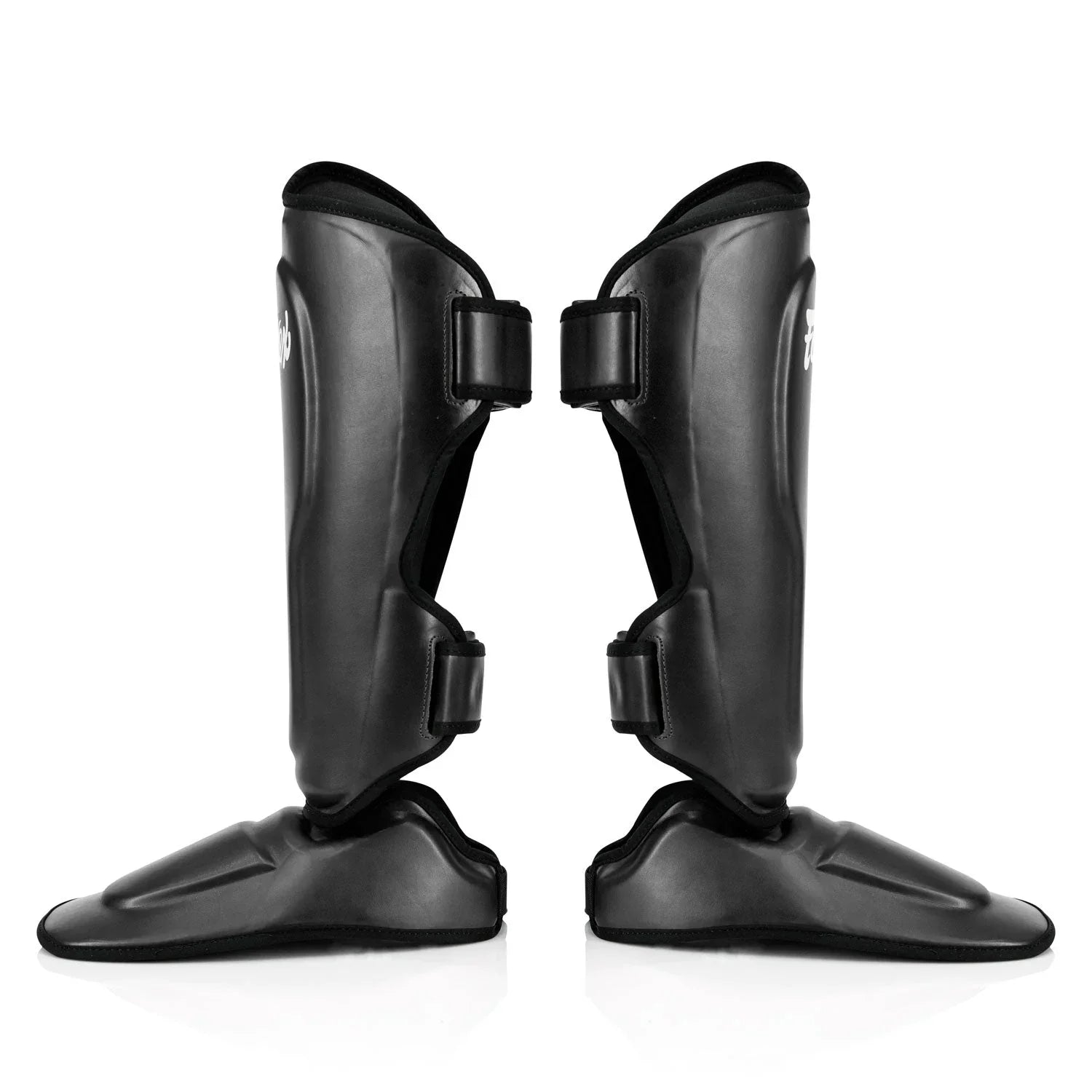 Fairtex SP9 Ultra Ergo Shin Pads - Black - Muay Thailand