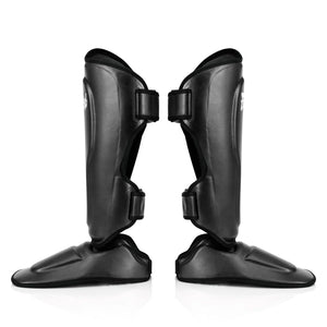 Fairtex SP9 Ultra Ergo Shin Pads - Black - Muay Thailand