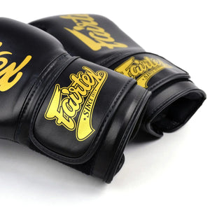 Fairtex Super Sparring Boxing Gloves - Black (BGV18) - Muay Thailand