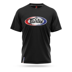 Fairtex Vintage Cotton T-Shirt - Black (TS4) - Muay Thailand