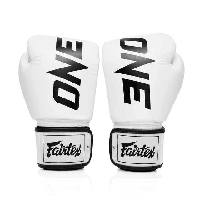 Fairtex X ONE Muay Thai Gloves - White (BGV1) – Muay Thailand Fairtex X ONE Muay Thai Gloves - White (BGV1) – Muay Thailand