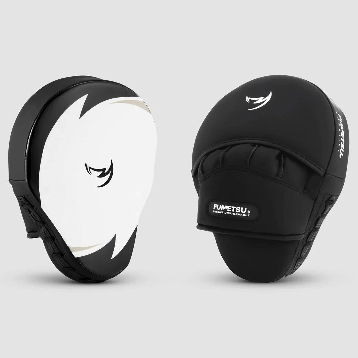 Fumetsu Ghost S3 Boxing Focus Mitts - White, Black & Grey - Muay Thailand