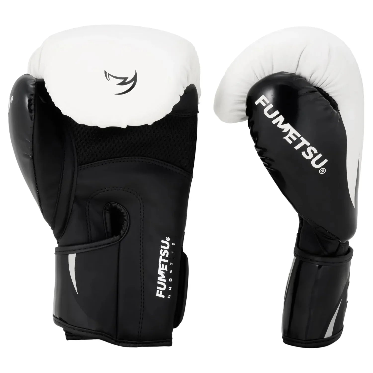 Fumetsu Ghost S3 Boxing Gloves - White & Black - Muay Thailand