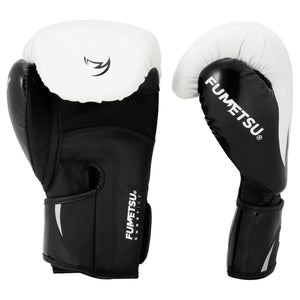 Fumetsu Ghost S3 Boxing Gloves - White & Black - Muay Thailand