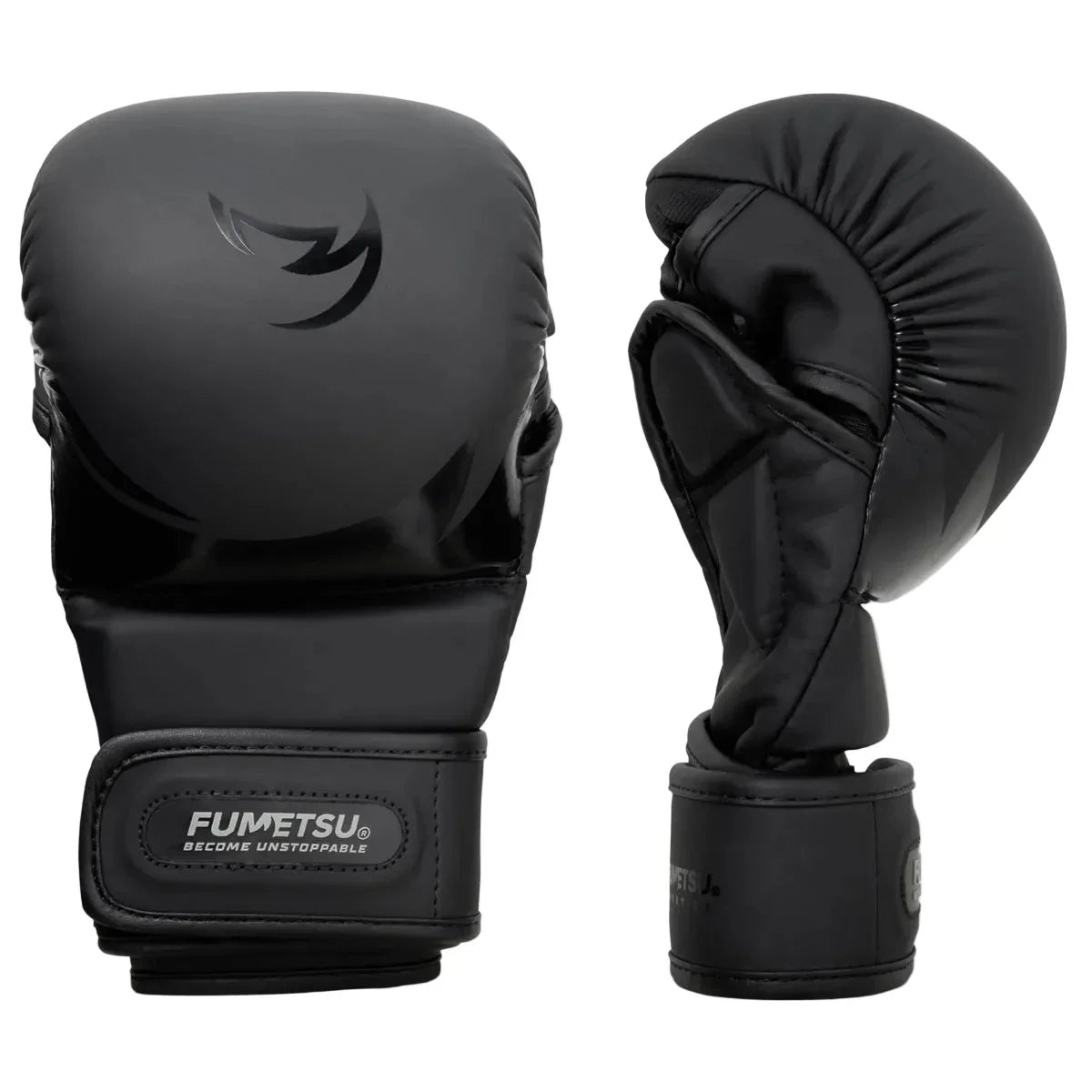 Fumetsu MMA Sparring Gloves - S3 Ghost Black & Black - Muay Thailand