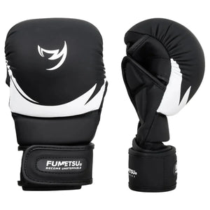Fumetsu MMA Sparring Gloves - S3 Ghost Black & White - Muay Thailand
