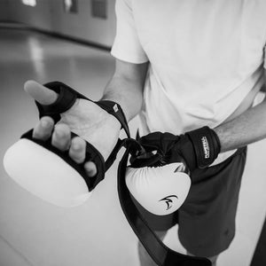 Fumetsu MMA Sparring Gloves - S3 Ghost Black & White - Muay Thailand