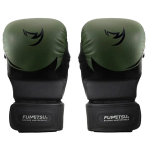 Fumetsu MMA Sparring Gloves - S3 Ghost Khaki & Black - Muay Thailand