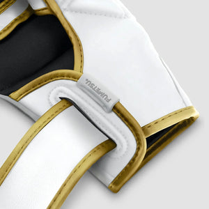 Fumetsu MMA Sparring Gloves - S3 Ghost White & Gold - Muay Thailand