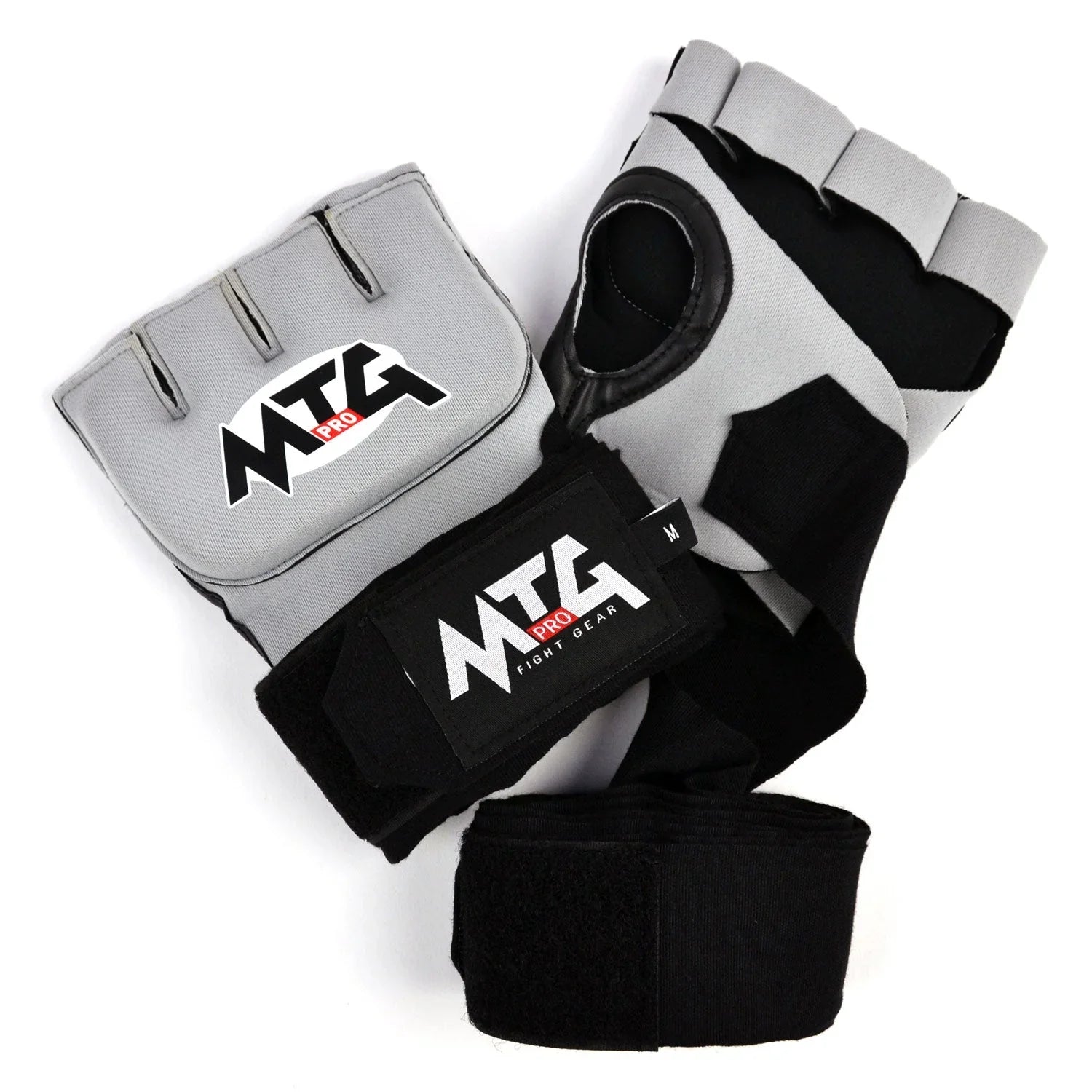 MTG Pro Gel Quick Wraps - Grey & Black (EH3) - Muay Thailand