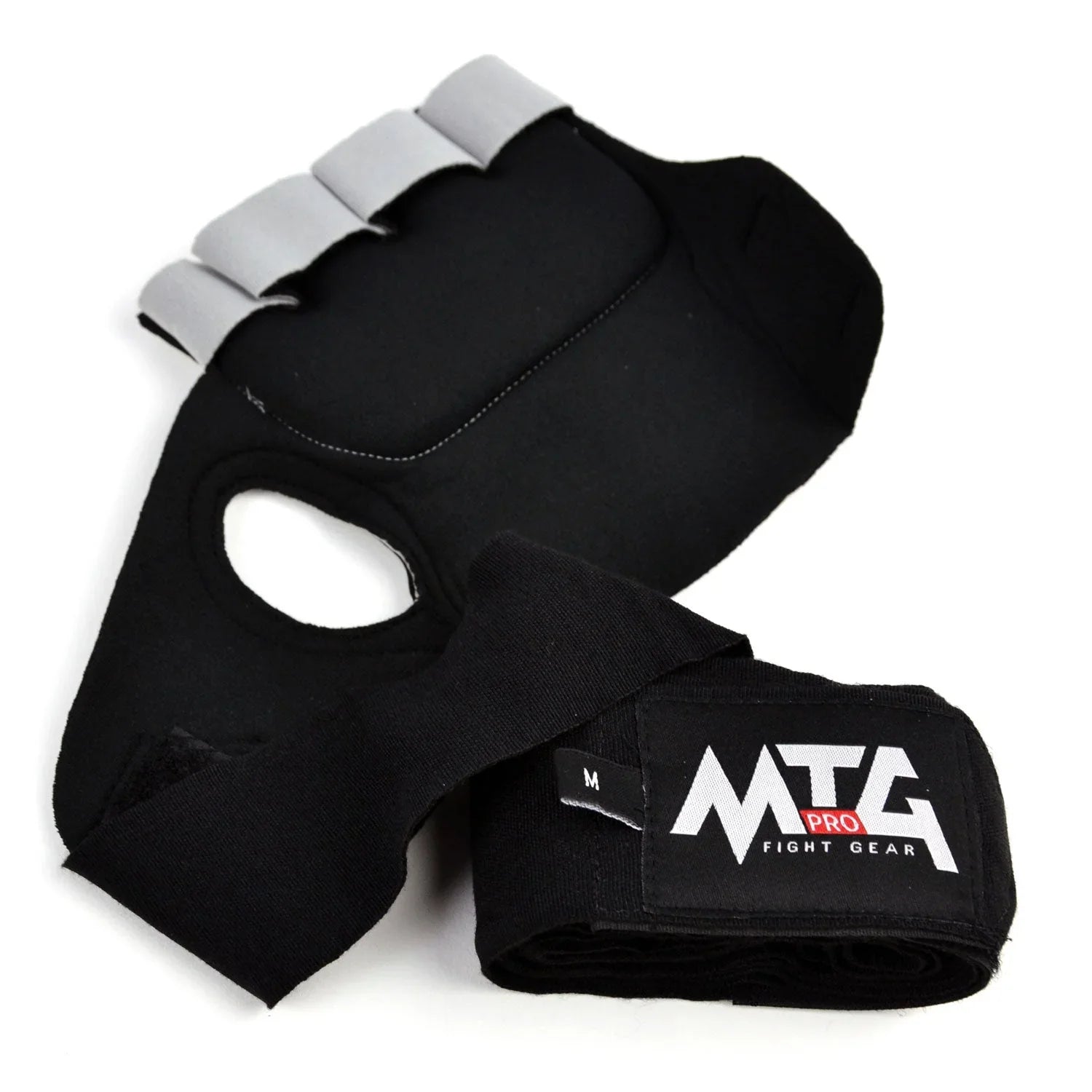 MTG Pro Gel Quick Wraps - Grey & Black (EH3) - Muay Thailand