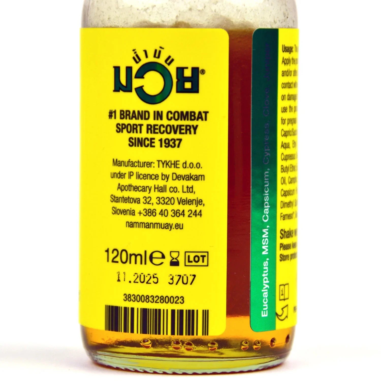 Namman Muay Thai Boxing Liniment Oil - 120ml - Muay Thailand