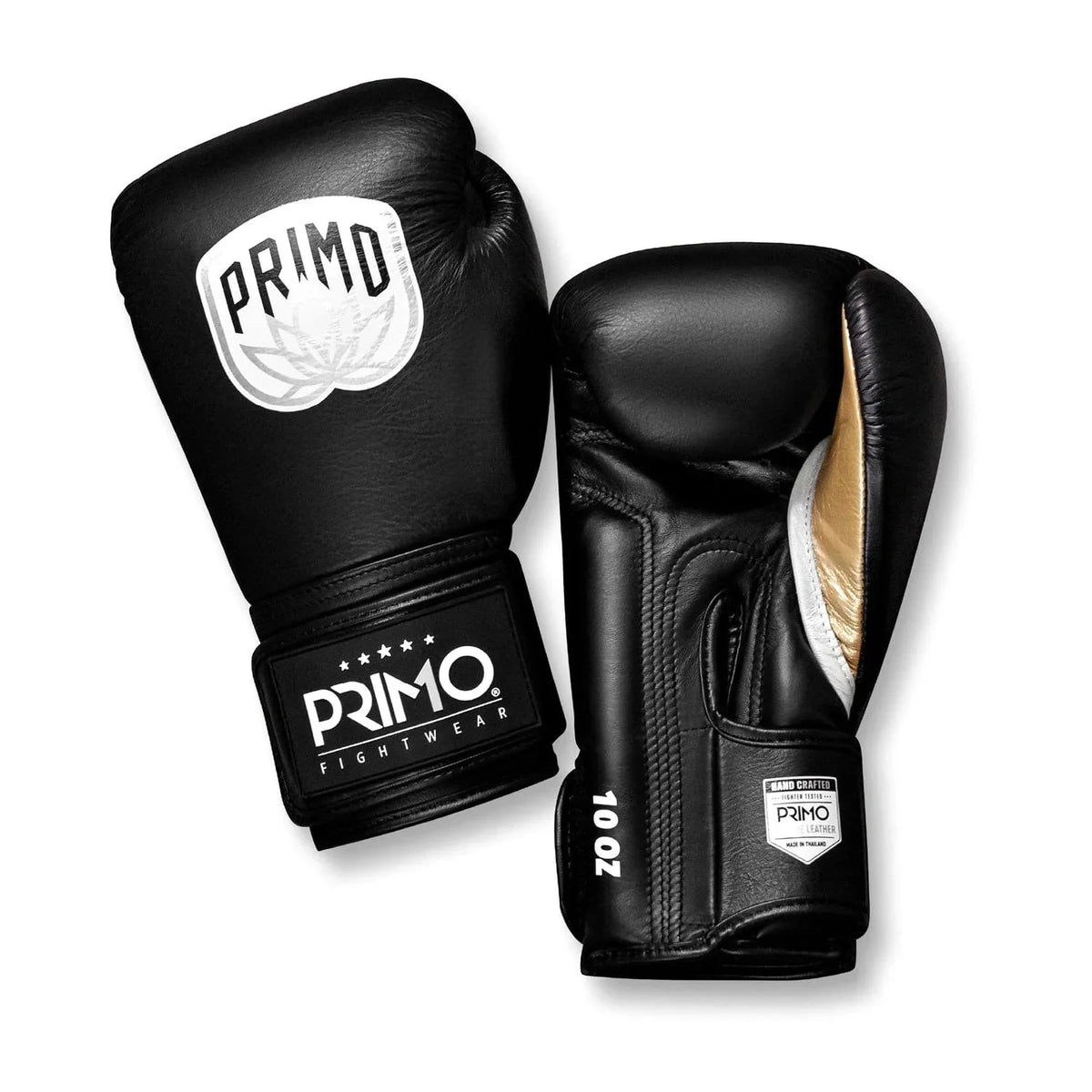 Primo Emblem 2.0 Boxing Gloves - Onyx Black - Muay Thailand