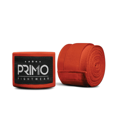 Primo Hand Wraps 4m - Orange - Muay Thailand