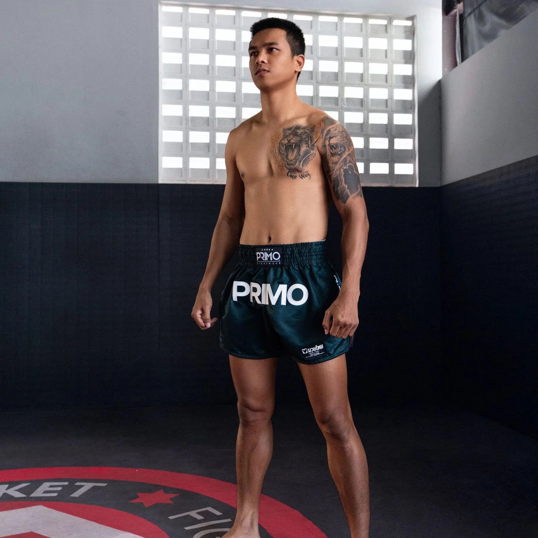 Primo Mamba Muay Thai Shorts - Hunter Green - Muay Thailand