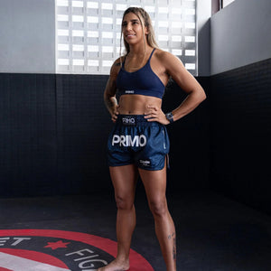 Primo Mamba Muay Thai Shorts - Navy - Muay Thailand