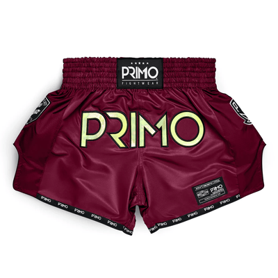 Primo Muay Thai Shorts - Hologram Valor Red - Muay Thailand