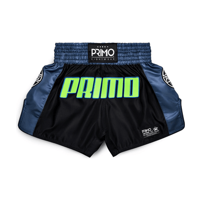 Primo Muay Thai Shorts - Trinity Black - Muay Thailand