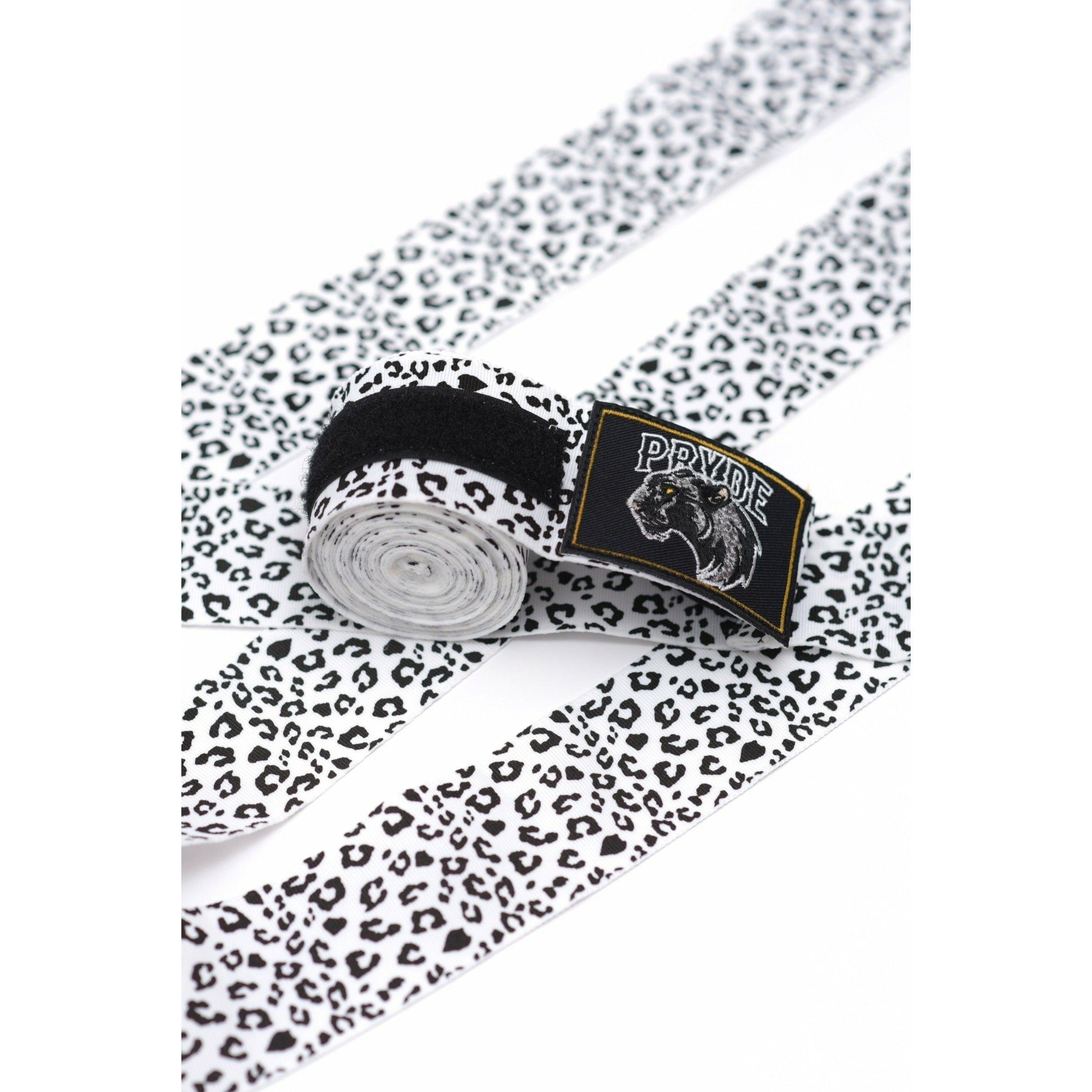 PRYDE Hand Wraps 4.5m - White Leopard – Muay Thailand
